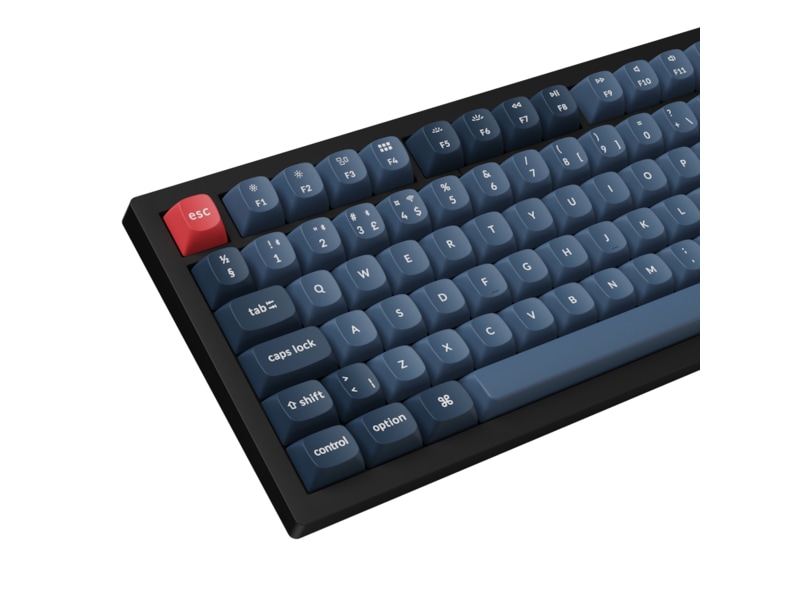 Keychron V6 MAX Gateron Jupiter Brown trådlöst gamingtangentbord Gamingtangentbord