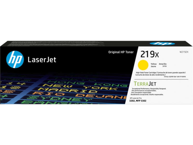 HP Toner 219X Gul Lasertoner