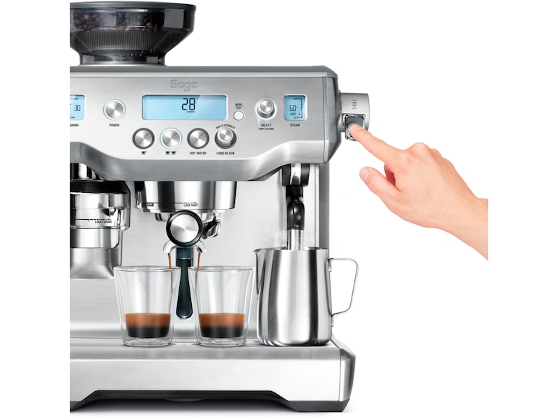 Sage Oracle Espressomaskin (borstat stål) Espressomaskiner