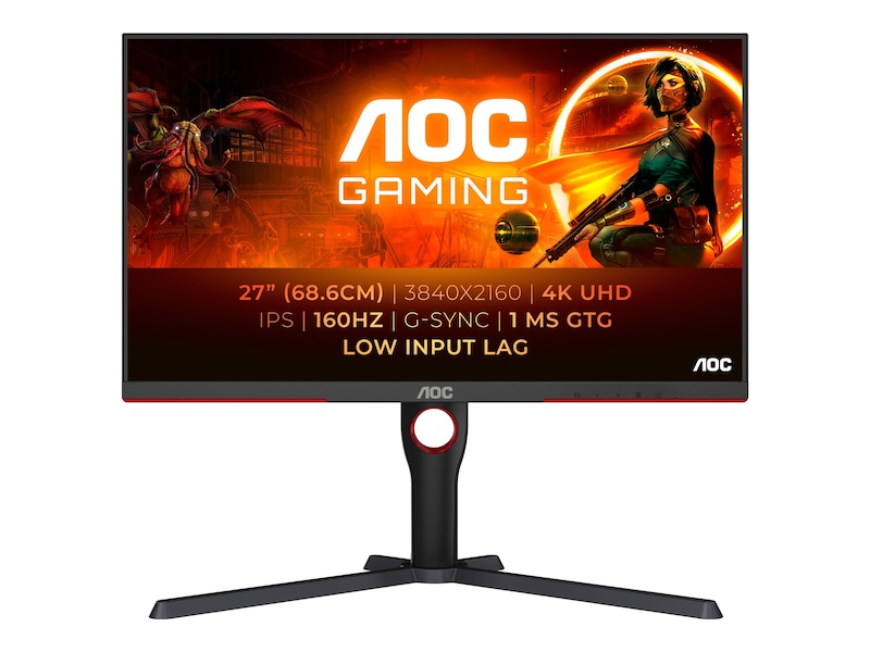 AOC 27" 4K gamingskärm U27G3X/BK Gamingskärmar