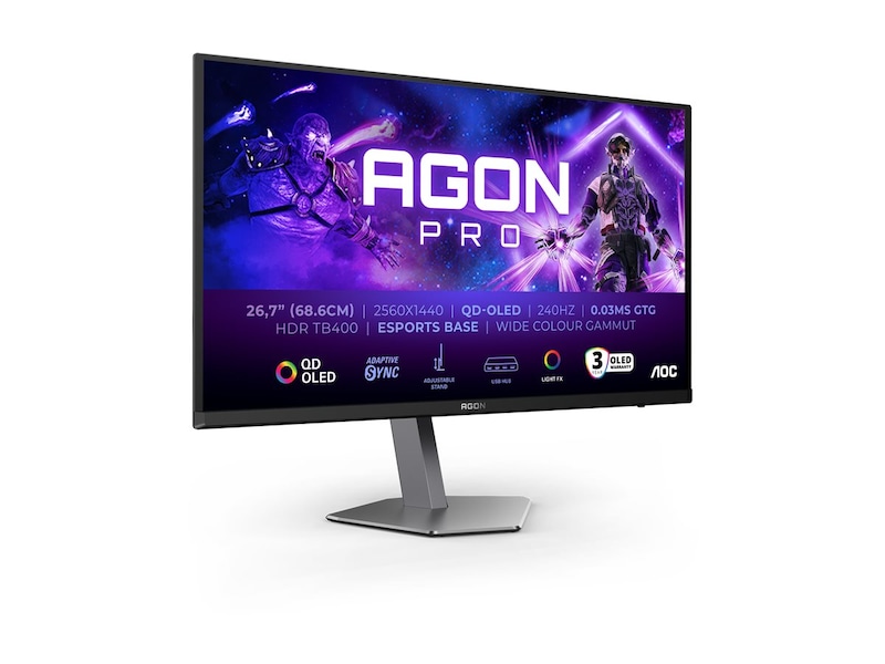 AOC 27" gamingskärm Agon Pro AG276QZD2 Gamingskärmar