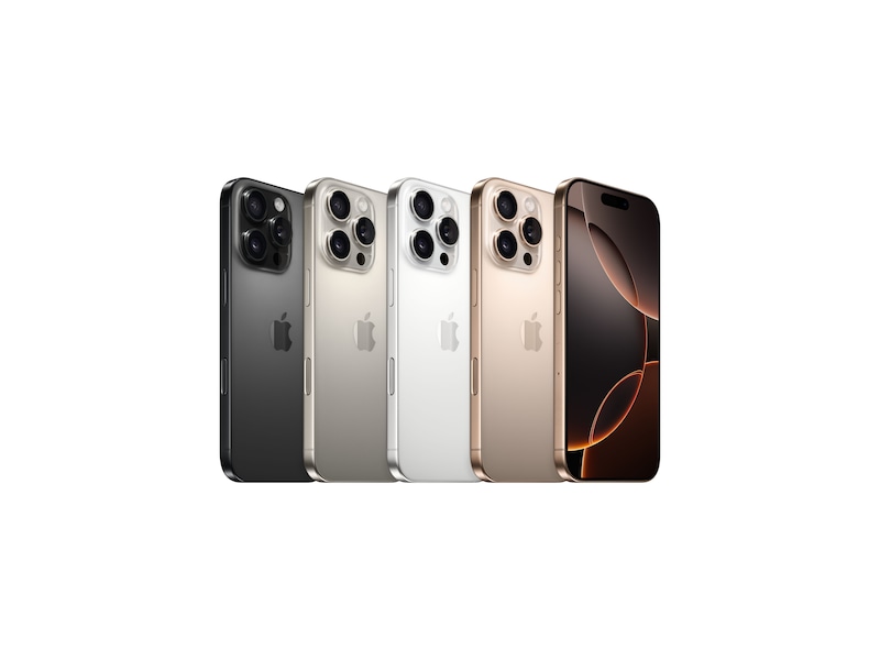 iPhone 16 Pro 256GB (svart titan) Mobiltelefoner