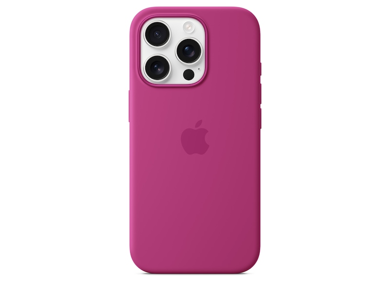 Apple iPhone 16 Pro Silikonskal (lila fuchsia) Mobilskal