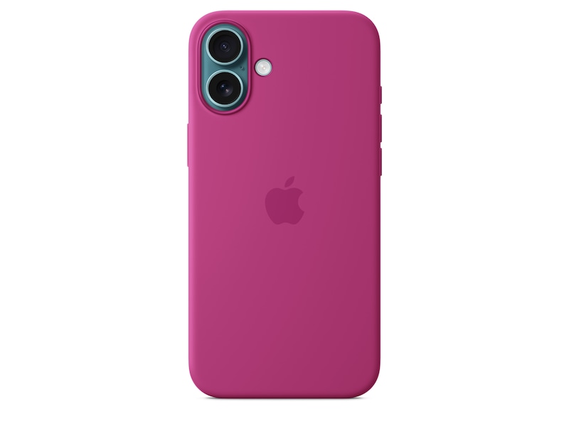 Apple iPhone 16 Plus Silikonskal (lila fuchsia) Mobilskal