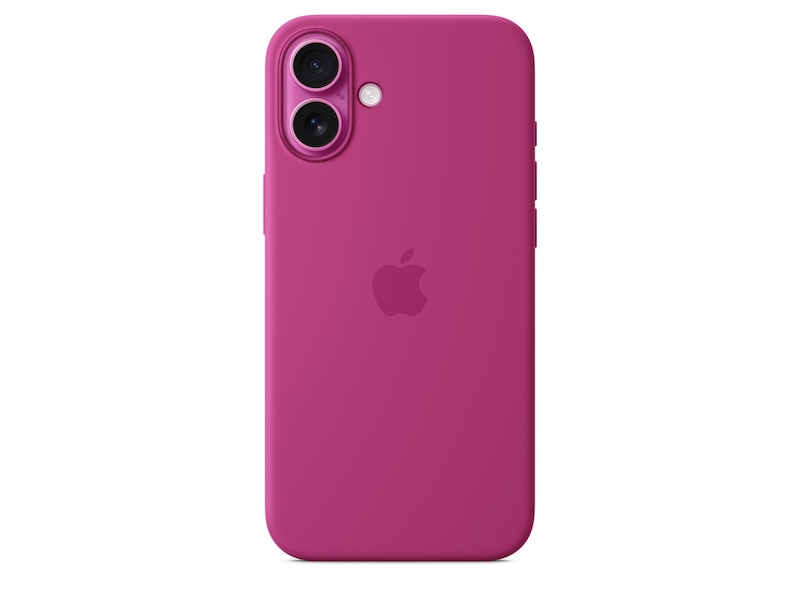 Apple iPhone 16 Plus Silikonskal (lila fuchsia) Mobilskal