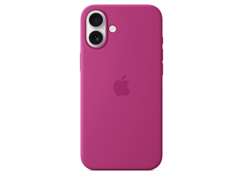 Apple iPhone 16 Plus Silikonskal (lila fuchsia) Mobilskal