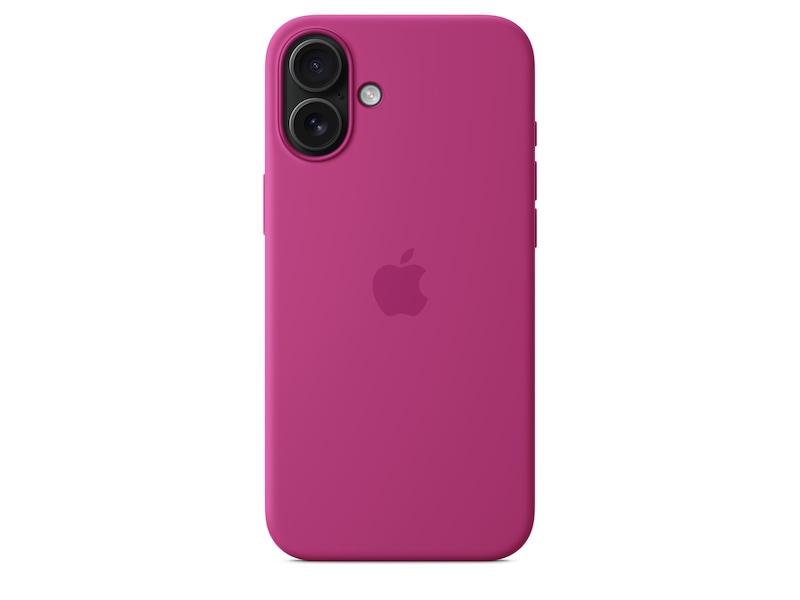 Apple iPhone 16 Plus Silikonskal (lila fuchsia) Mobilskal