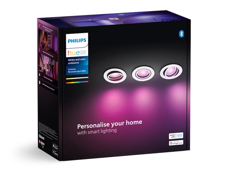 Philips Hue Centura infälld spotlight R 3-pack (vit) Taklampa