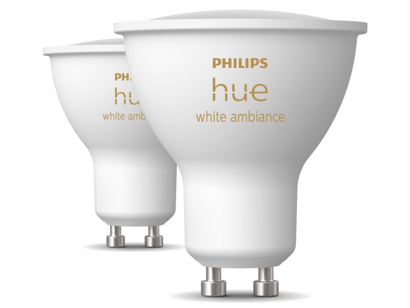 Philips Hue White Ambiance 4.2W GU10 2PK LED-lampor & glödlampor