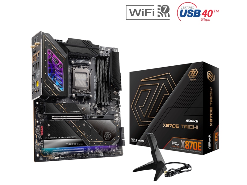 ASRock X870E Taichi Moderkort AMD Socket