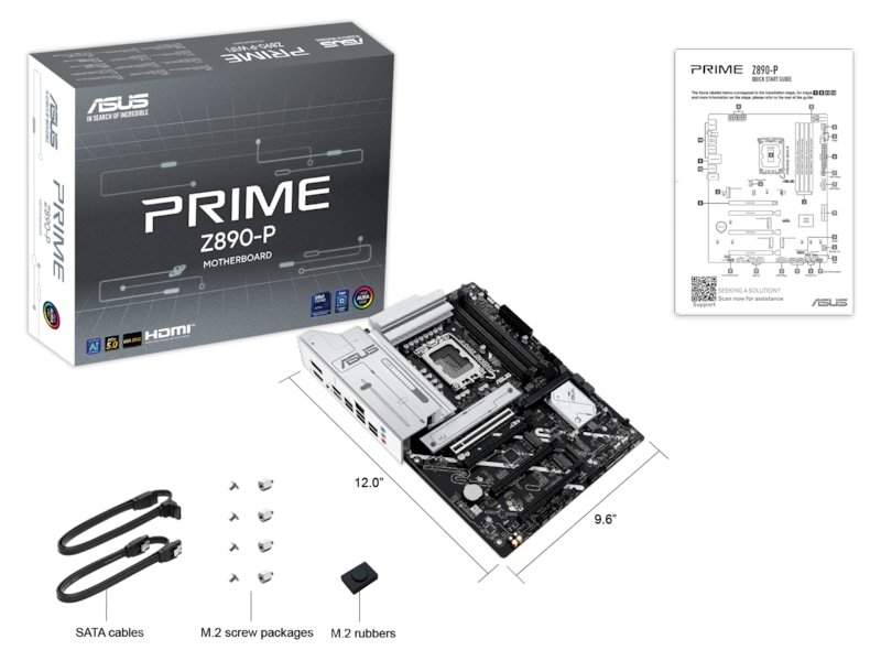 Asus Prime Z890-P Moderkort Intel Socket