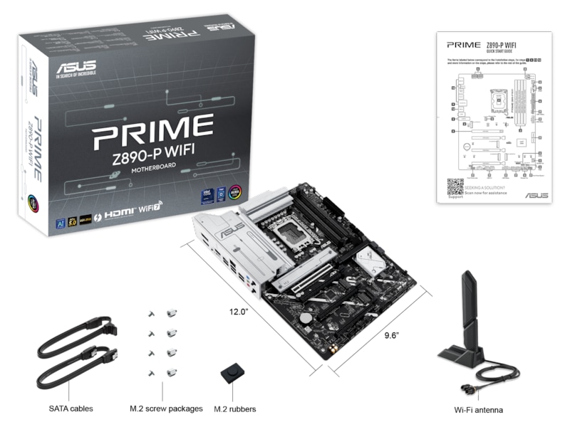 Asus Prime Z890-P WIFI Moderkort Intel Socket