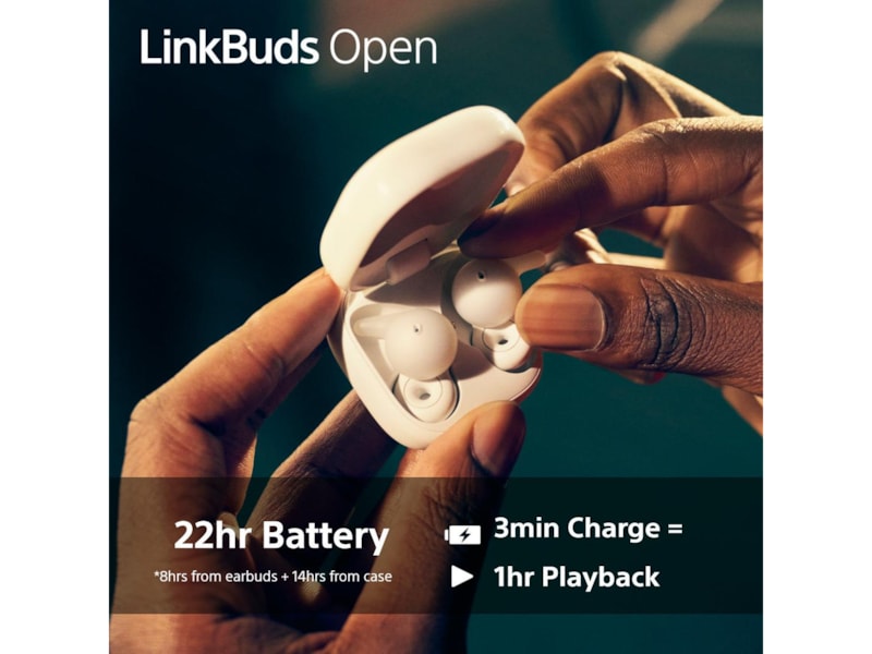 Sony Linkbuds Open True Wireless hörlurar (lila) In-ear hörlurar