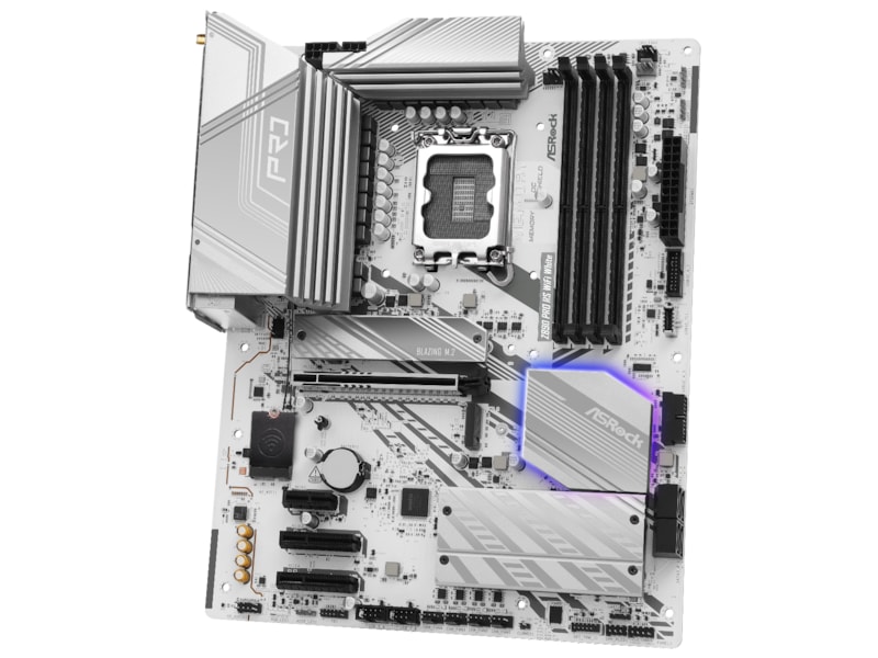 ASRock Z890 PRO RS WIFI Moderkort (vit) Intel Socket