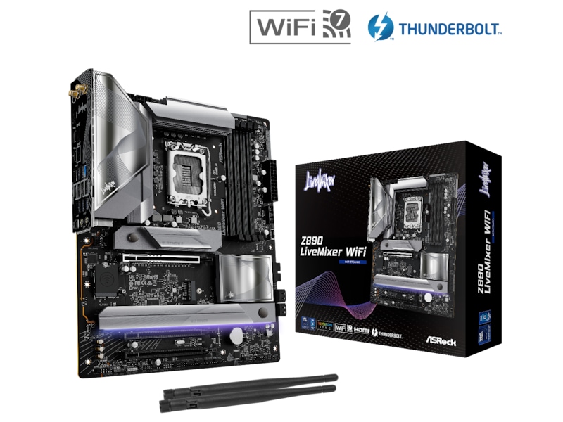 ASRock Z890 LIVEMIXER WIFI Moderkort Intel Socket