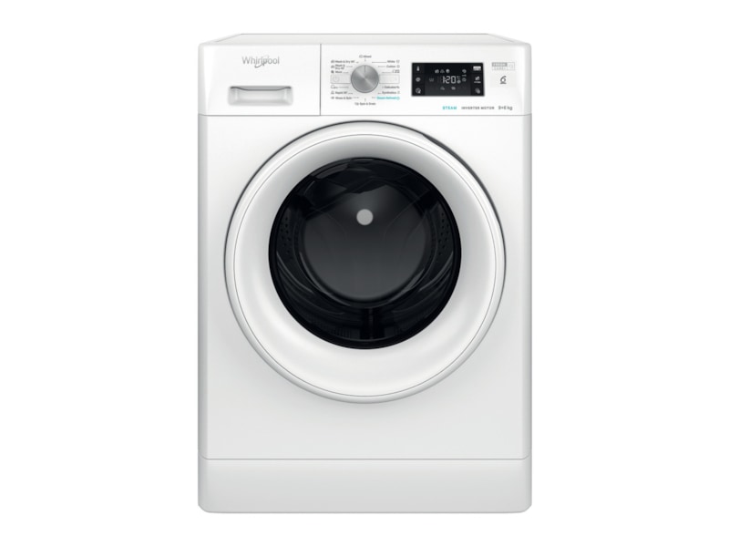 Whirlpool FFWDB 964369 WV EE tvätt-tork (vit) Kombinerad tvättmaskin och torktumlare