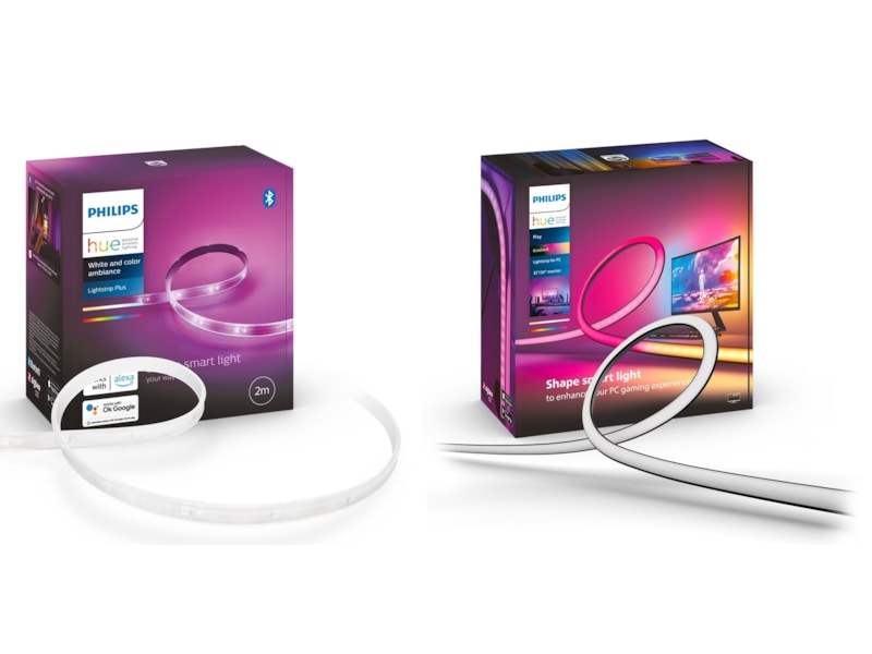 Philips Hue Lightstrip Plus sockel V4, 2 meter startpaket Led strips & underhållning