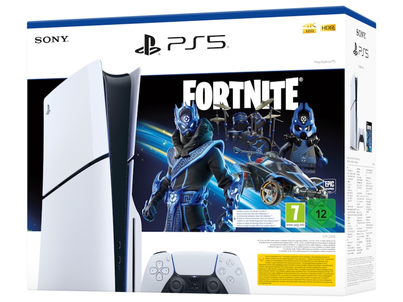 PlayStation 5 Slim och Fortnite Cobalt Star PlayStation