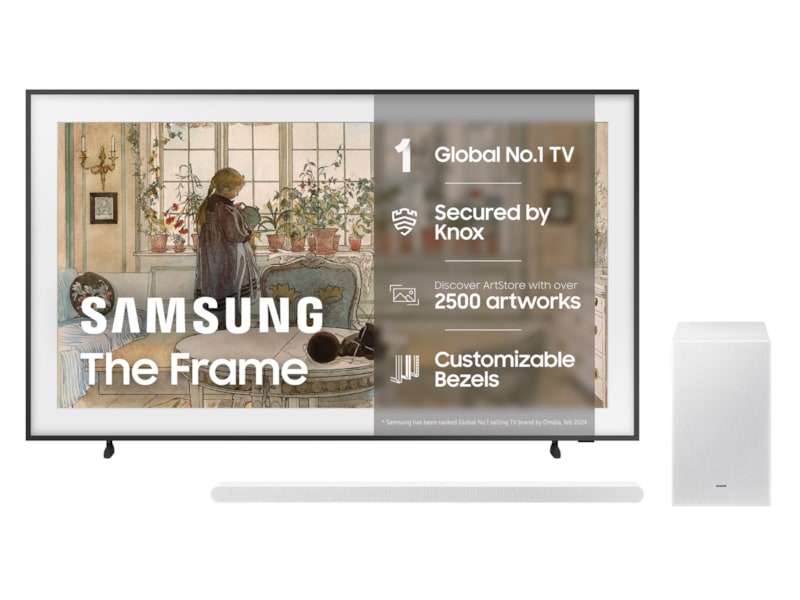 Samsung 75” The Frame 2024 TQ75LS03D 70 - 79 tums TV