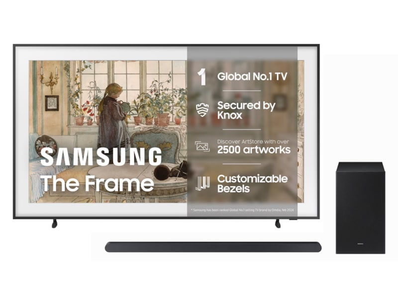 Samsung 85” The Frame 2024 TQ85LS03D Över 80 tums TV