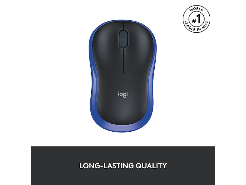 Logitech M185 Trådlös Mus Blå Mus