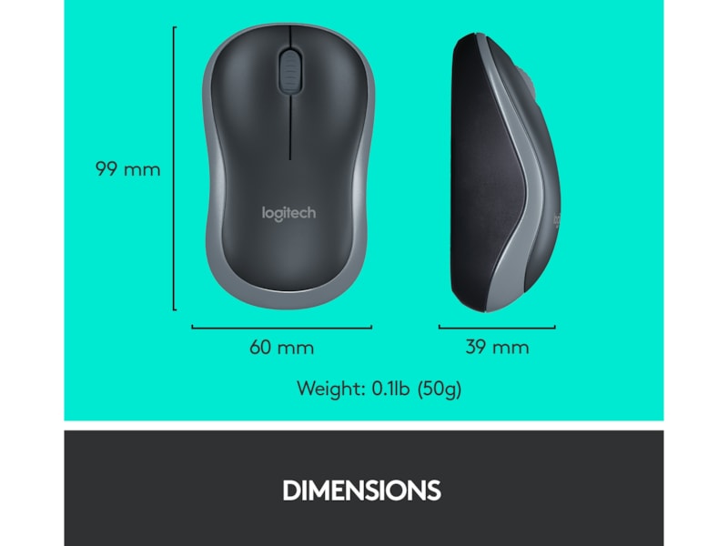 Logitech MK270 Combo Trådlös Mus & tangentbord -combo-paket