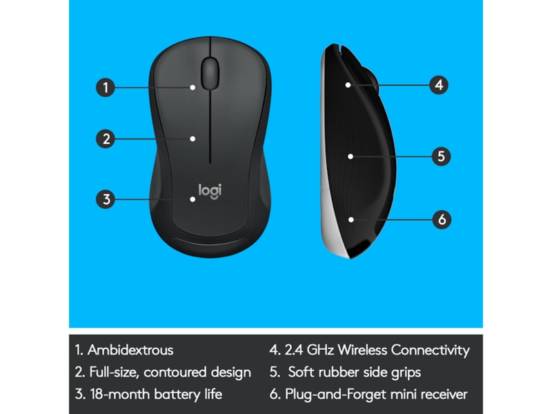 Logitech MK540 Advanced Combo Trådlös Mus & tangentbord -combo-paket