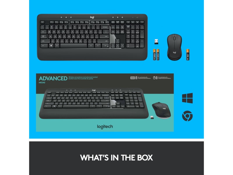 Logitech MK540 Advanced Combo Trådlös Mus & tangentbord -combo-paket