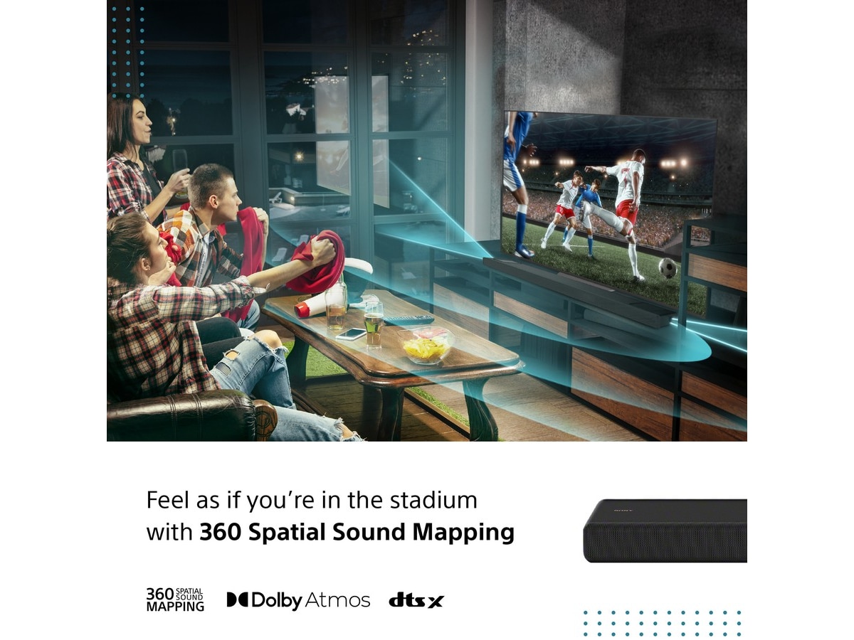 Sony HT-A3000 Dolby Atmos® Soundbar (svart) Soundbars