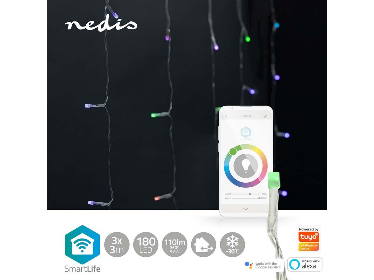 Nedis SmartLife RGB Dekorativ LED 3m Ljusslingor