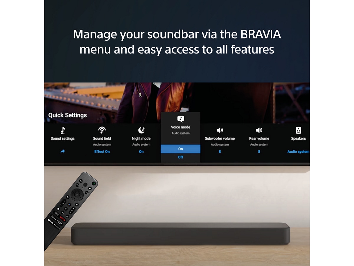 Sony HT-S2000 Dolby Atmos® Soundbar (svart) Soundbars