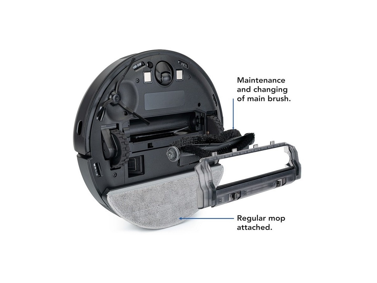 Wilfa RVC-D4000SL Innobot robotdammsugare (svart) Robotdammsugare