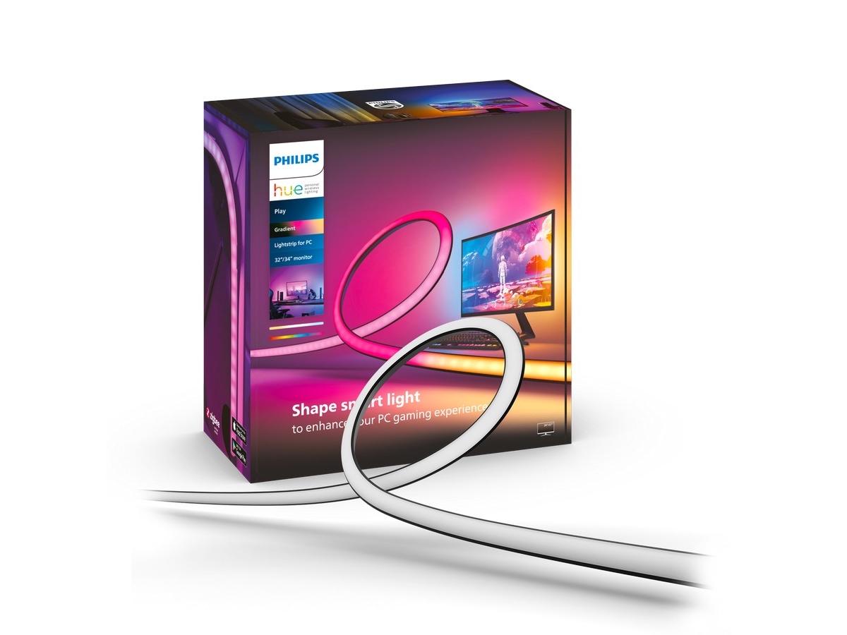 Philips Hue Lightstrip Plus sockel V4, 2 meter startpaket Led strips & underhållning