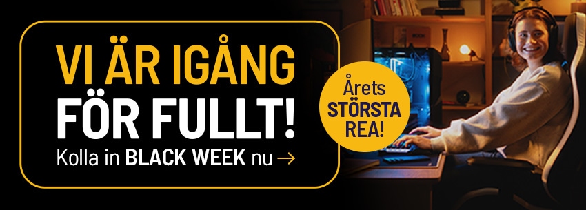 Vi är igång for fullt! - Kolla in BLACK WEEK nu!