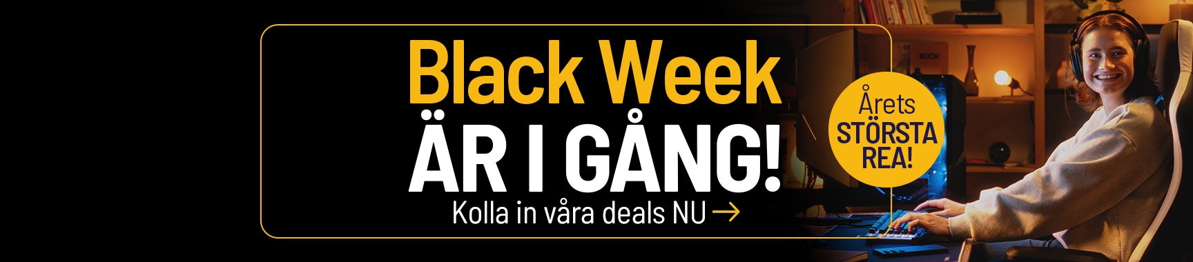 Vi är i gång! Black Week 2024