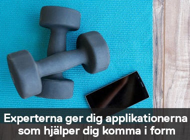 Experterna ger dig applikationerna som hjälper dig komma i form