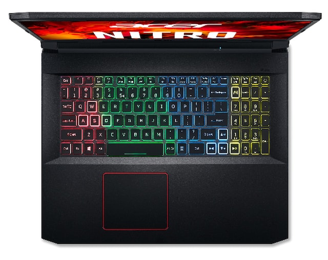 Acer Nitro 5 AN517-52 gaming laptop RGB keyboard