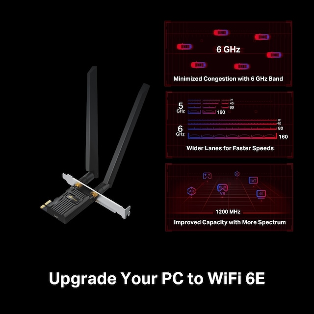 TP-Link Archer TXE72E PCIe Adapter